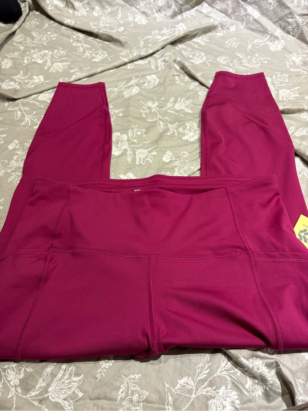 NWT all in motion berry pink leggings XXL